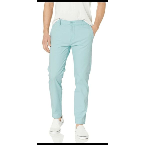 NEW Men 36X30 LEVI'S XX Chino Standard Taper Pants Clear Water Stretch 852260073 - Picture 2 of 3